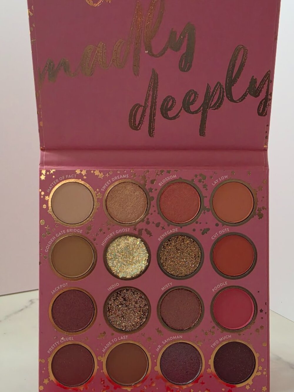 Colourpop Truly Madly Deeply eyeshadow palette